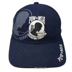 Santo Cap POW MIA You Are Not Forgotten Blue Baseball Cap One Size Military Hat